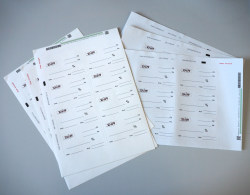 Gas analysis labels